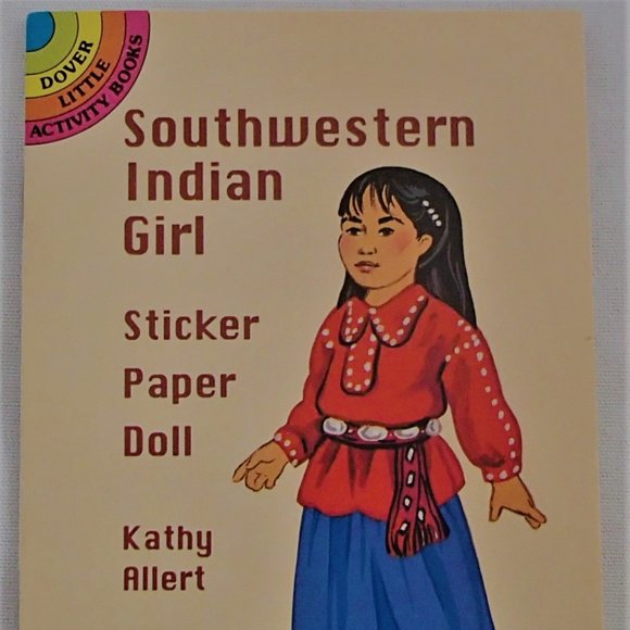 Dover Publications Toys Native American Girl Sticker Paper Doll